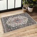 Lahome Oriental Small Rugs for Entryway, 2x3 Rug Non Slip Washable Door Mat by Lahome