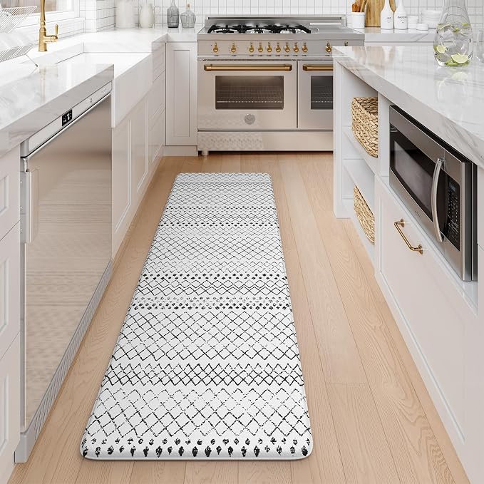 KIMODE Kitchen Runner Rug, 17.3" x 59" Anti Fatigue Kitchen Mats - Image 2
