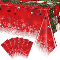 Jectivs 6Pieces Merry Christmas Tablecloth Plastic Christmas Tree Ball Table by JectivsPartyDecorations