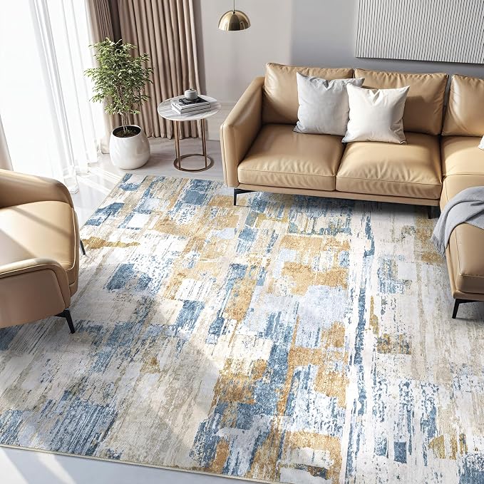 Abstract Living Room Rug 9x12 - Image 9