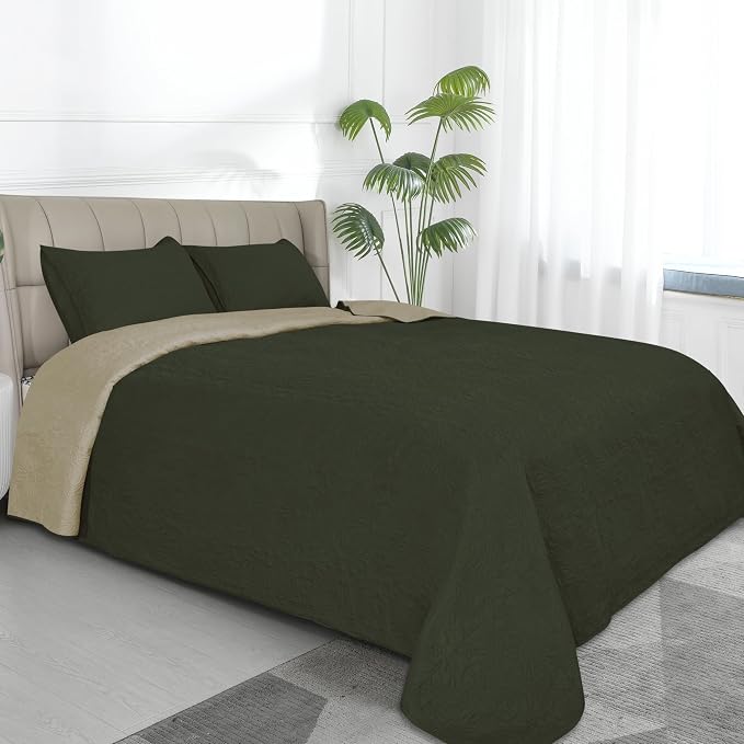Easy-Going King Size Reversible Quilt Set by Easy-Going