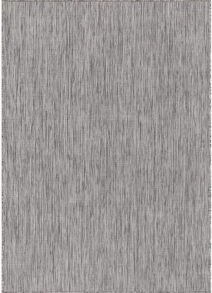 Washable Indoor Outdoor Rug 6x9 Weather Resistant Area Rugs Modern Solid - Image 8