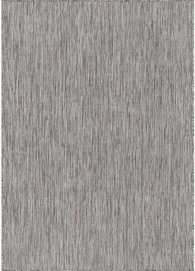 Washable Indoor Outdoor Rug 10x14 Weather Resistant Area Rugs Modern Solid - Image 8