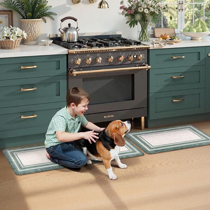 KIMODE Anti Fatigue Kitchen Mats, Farmhouse Kitchen Rugs Non Slip Rubber Backing - Image 8