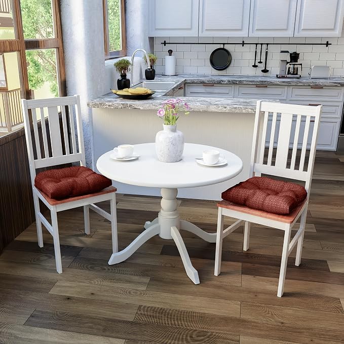 Klear Vu Gripper Overstuffed Universal Non-Slip Dining Chair Cushions - Image 8