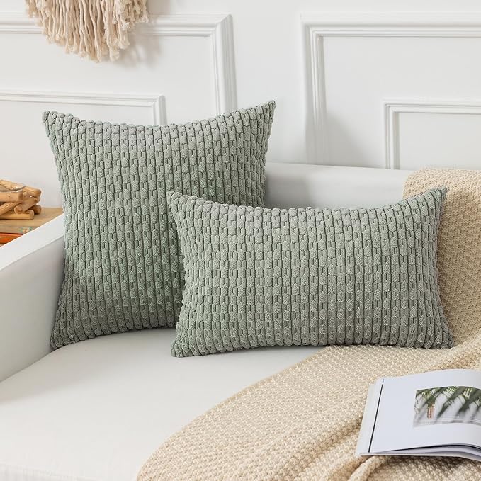 Kevin Textile 14x24 Inch Pillow Cover 1 Pack Boho Decorative Soft Striped - Image 5