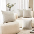 Deconovo Textural Faux Linen Throw Cushion Case Pillow Cover by Deconovo