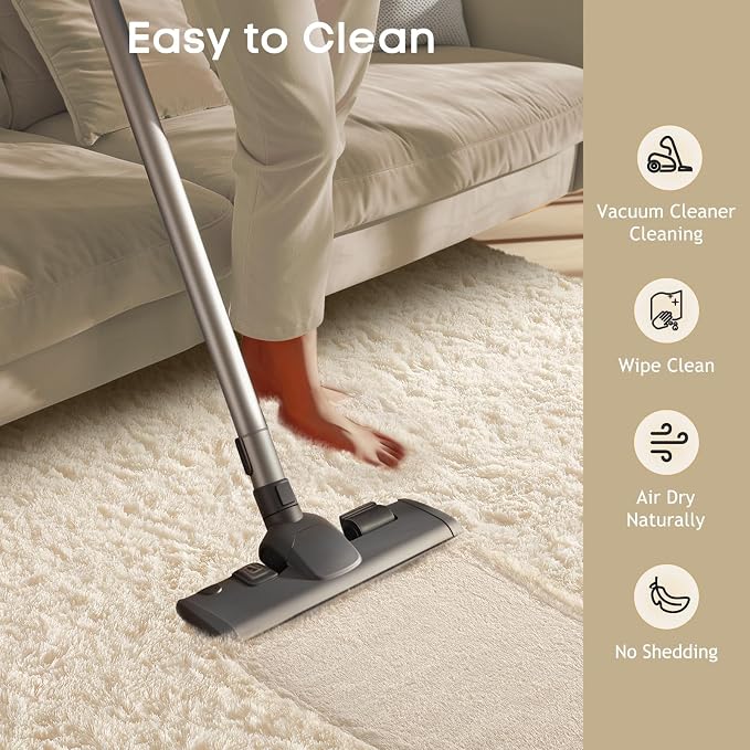 Ophanie 6x9 Area Rugs, Upgrade Non-Slip Fluffy Soft Rugs - Image 6
