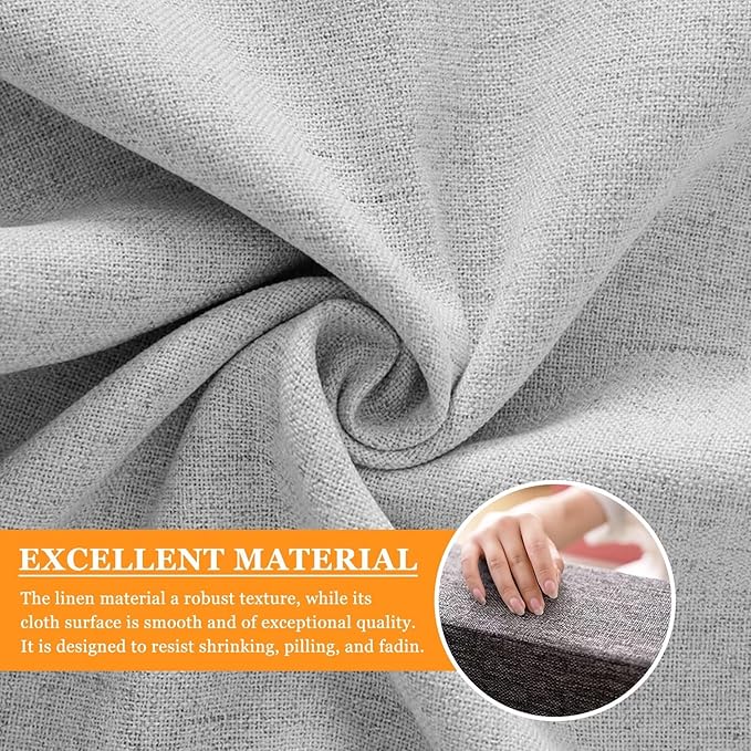 Couch Arm Rest Pillow, Linen Armrest Cushion, High Density Foam Armrest Cushion - Image 5