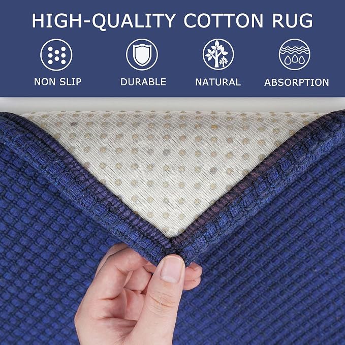 KOZYFLY Rugs for Entryway 3x5 ft Washable Area Rug Non Slip Rubber Backed Entry - Image 6
