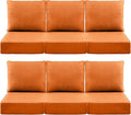 Luxury 6" Outdoor Cushions for Patio Furniture, Fade Resistant Couch Chair by Pugire