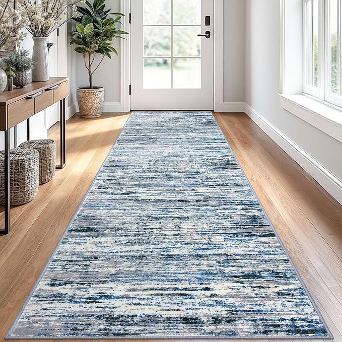 Modern Abstract Runner Rug 2.6x10 by lansny