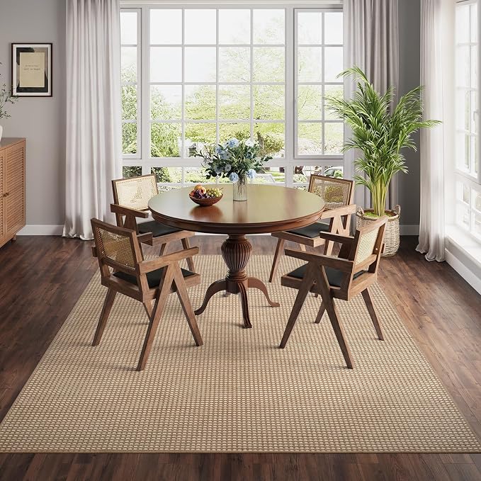 Boho Washable Area Rugs 5x7 ft, Non Slip Area Rug - Image 3