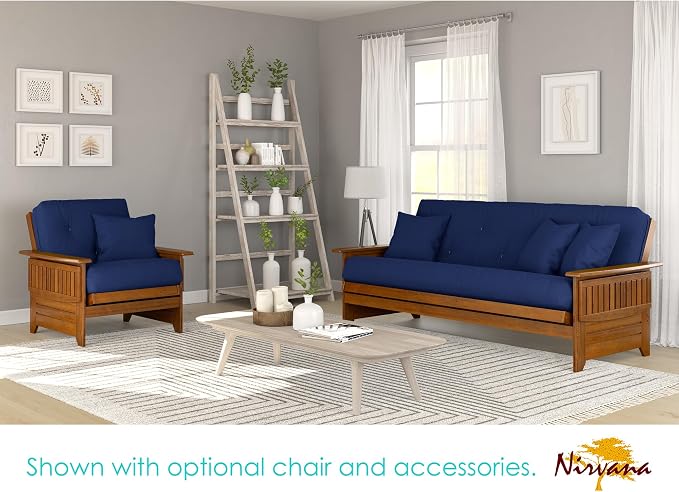 Nirvana Futons Brentwood Tray Arm Futon Sofabed Set - Image 2