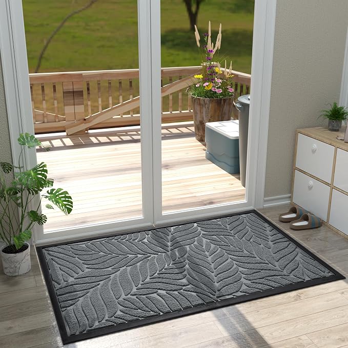 Yimobra 47x32 Large Door Mat Outdoor Indoor, All-Season Waterproof Door Mat - Image 3