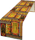 African Totems Table Runner, African American Kwanzaa Black History Month by ShiTingYu