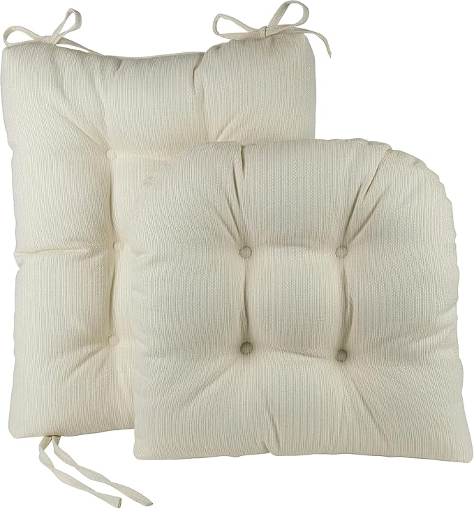Klear Vu Omega Non-Slip Rocking Chair Cushion, Assembled in USA, Thick Tufted - Image 12