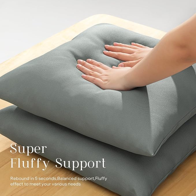Phantoscope Pack of 4 Premium Dual Usage Outdoor Pillow Inserts, Waterproof - Image 4