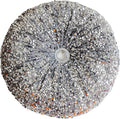 Round Throw Pillow, 13.7" Soft Glitter Sequin Pleated Pumpkin Decorative Round by Unknown