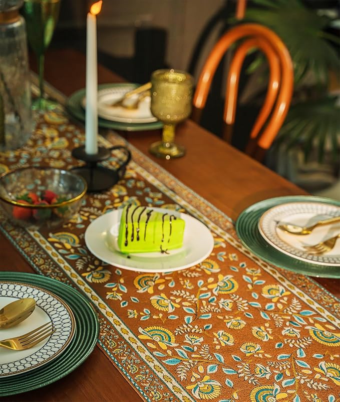 13×72 Inch Table Runner, Retro-Luxury Tassels Series - Image 6