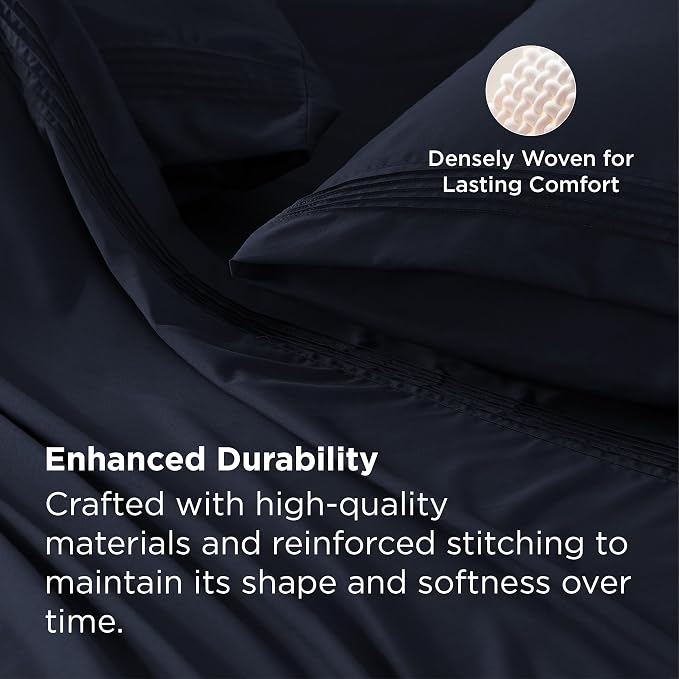 Bedsure Twin XL Sheets Dorm Bedding, GentleSoft Breathable Extra Long Twin - Image 6
