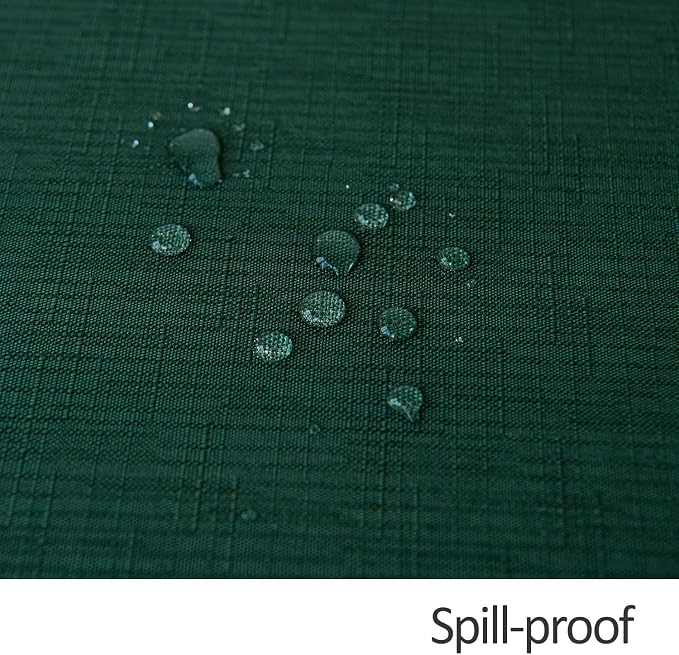 maxmill Faux Linen Textured Rectangle Tablecloth Water Resistant Wrinkle Free - Image 5