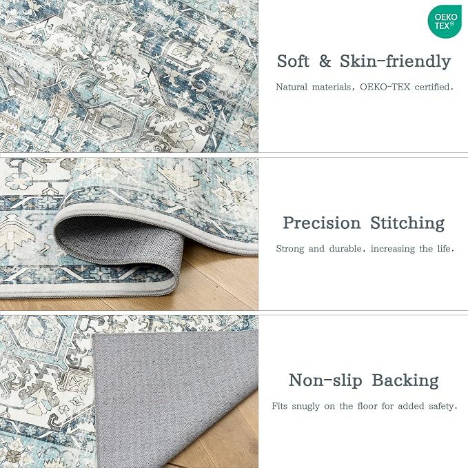 zesthome 8x10 Area Rugs-Washable Rug - Image 4