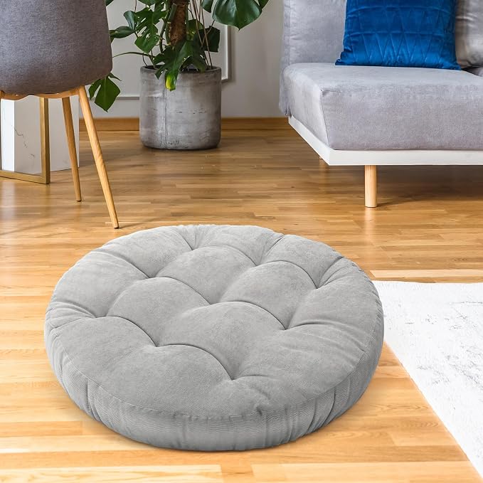 Large Floor Cushion Seating Round Floor Pillows Cushions - Image 4