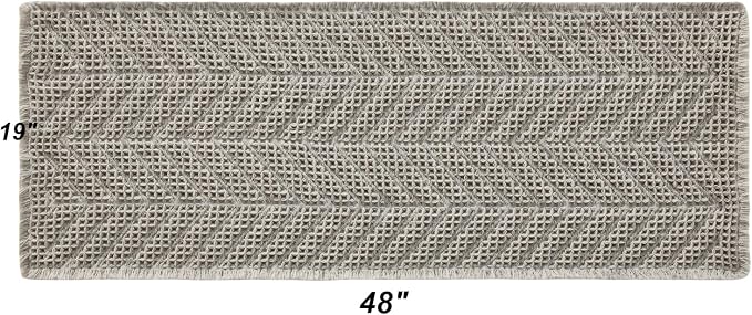 BohoBath Matts, Upgraded Waffle Super Absorbent Bath Mat, Bathroom Rugs Non - Image 2