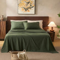 100% Linen Sheets California King Size, Breathable & Durable 4-Piece Bed Flax by overket