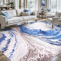 Ciicool Abstract Area Rug Indoor, 5x7 Swirl Washable Entryway Rug, Modern Soft by CIICOOLHomeDeco