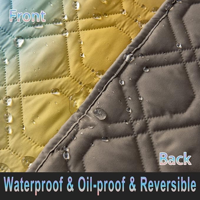 100% Waterproof Dog Bed Cover 102x82 inch Reversible Changing Pad Reusable - Image 3