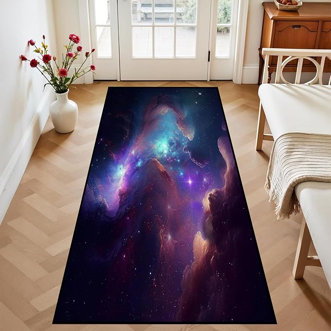 Galaxy Area Rug Bedroom Living Room by CERYUEE
