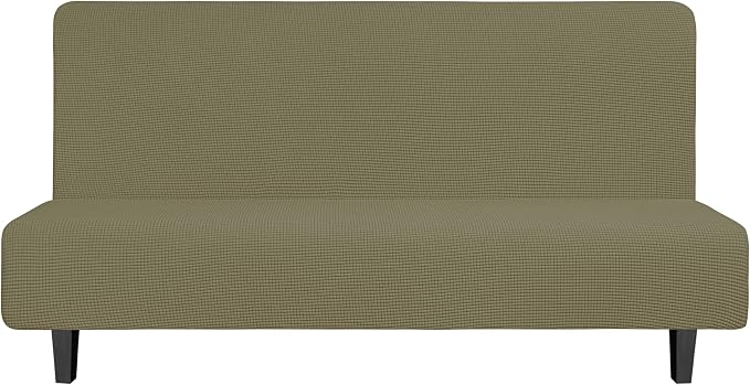 Easy-Going Stretch Futon Slipcover Armless Futon Bed Cover Furniture Protector by Easy-Going
