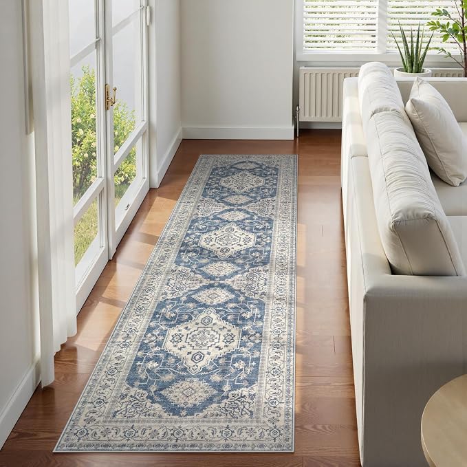 Lahome Oriental Hallway Runner Rug Non Slip, 2x8 Washable Runners by Lahome