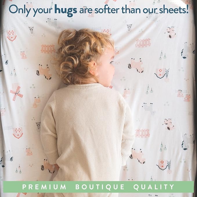 Joey + Joan Bassinet Fitted Sheets 19" x 32" - Image 6