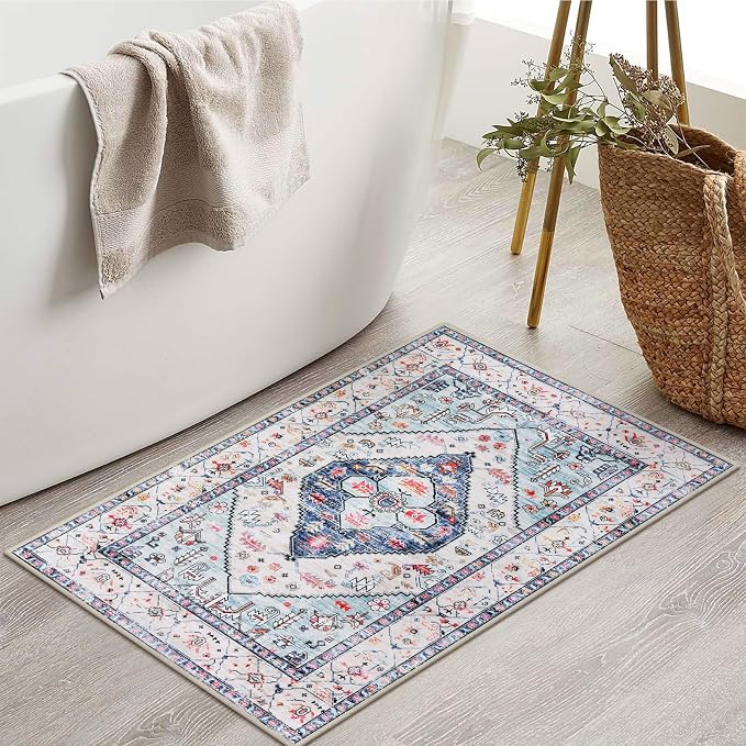 Lahome Boho Round Rug - 8Ft Washable Area Rug - Image 5