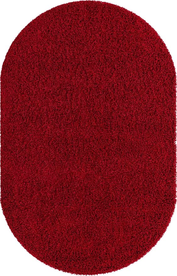 Unique Loom Solid Shag Collection Area Rug - Image 9
