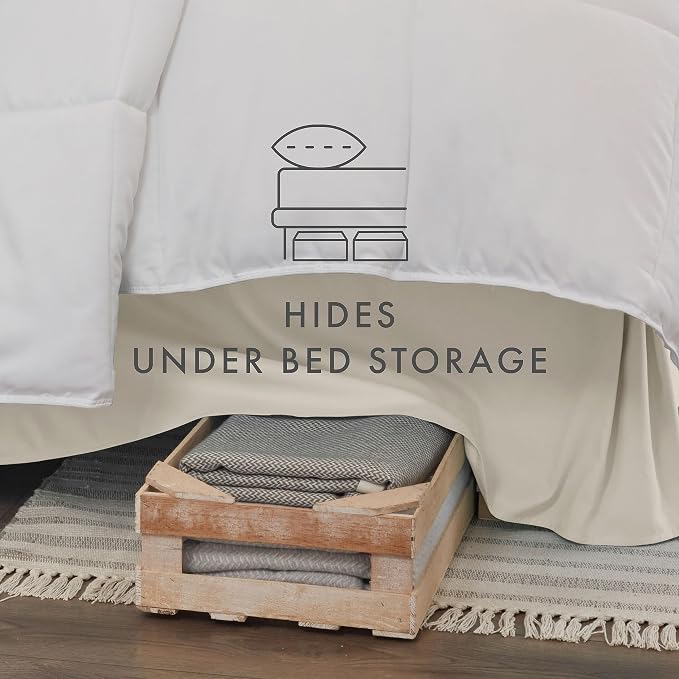 Linen Market Bed Skirt - Image 2