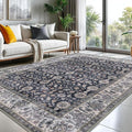 KUTA Vintage 8x10 Area Rugs for Living Room, Washable Large Rug for Bedroom 8ft by KUTA