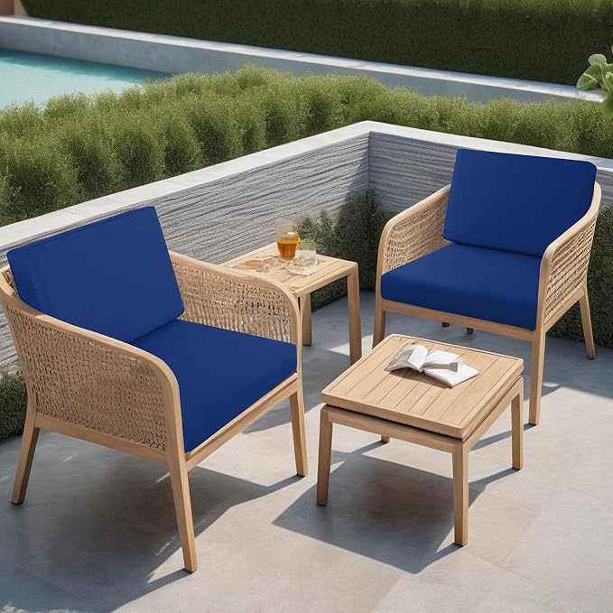 idee-home Outdoor Cushions for Patio Furniture, Outdoor Seat Cushion, - Image 3