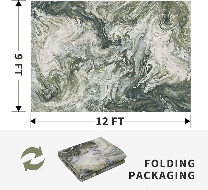 9x12 Area Rugs for Living Room, Modern Abstract Rug for Bedroom, Contemporary - Image 2