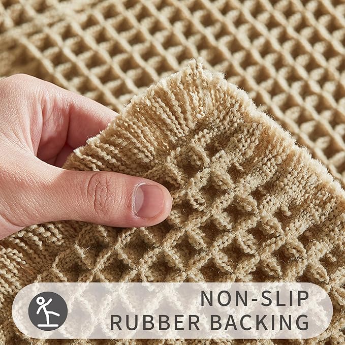 Bath Mats for Bathroom Non Slip, Waffle Luxury Bath Mat, Machine Washable Bath - Image 5
