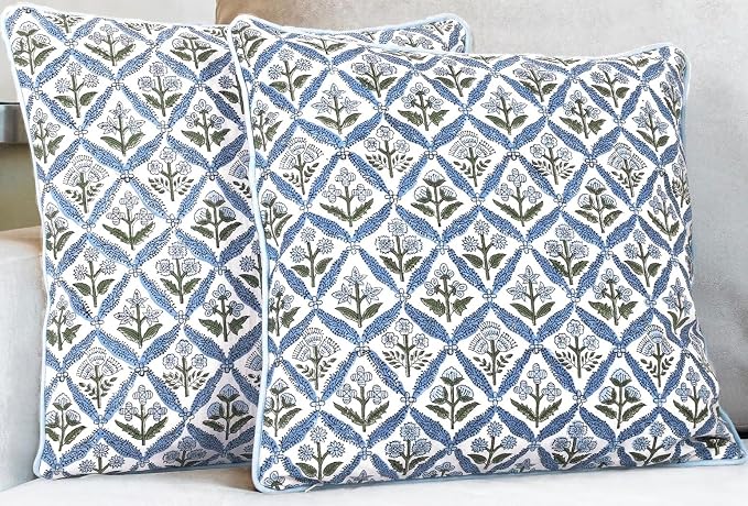SheetKart Cotton Throw Pillow Covers by SheetKart