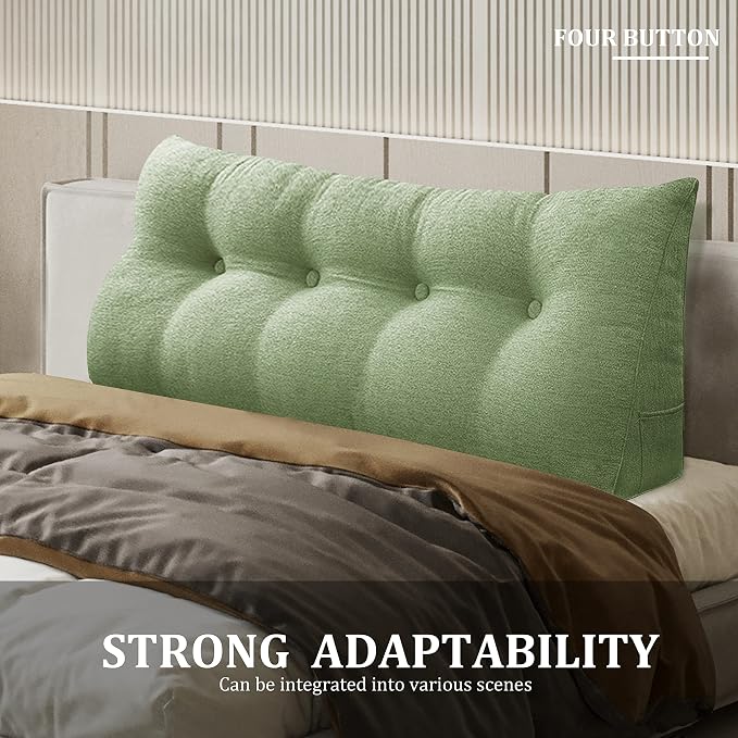 Wedge Headboard Pillow Dorm Room Reading Pillow Back Support - Image 4