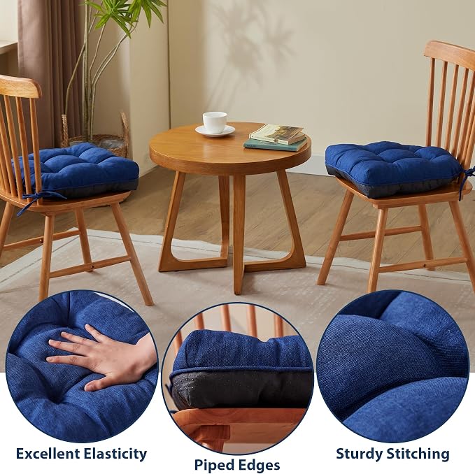 Chair Cushions for Dining Chairs, Seat Cushions for Kitchen Chairs, Indoor Seat - Image 5