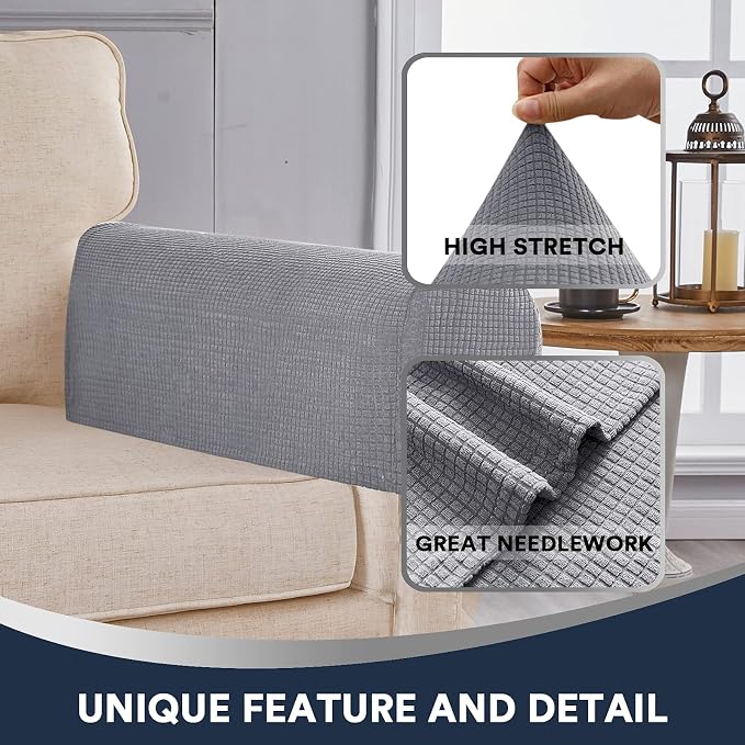 Spandex Jacquard Arm Covers for Chairs and Sofas - Image 6