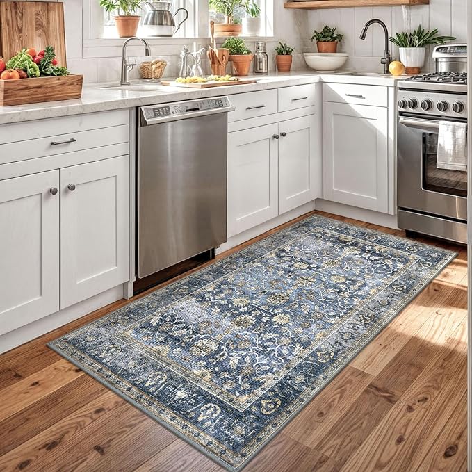 KUTA Vintage Floral 3x5 Entryway Rug, Area Rugs - Image 2
