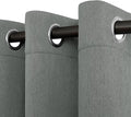 Easy-Going Linen Look Blackout Curtain Grommet Window Curtain Drapes by Easy-Going
