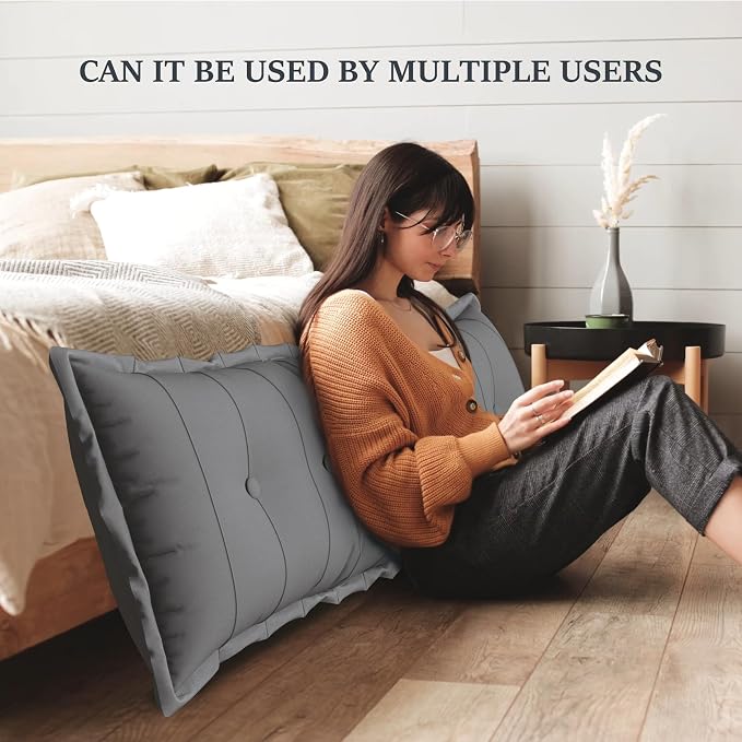 Large Bolster Reading Pillow King Backrest Positioning Support Pillow Daybed - Image 4